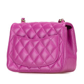Mini Square Classic Lambskin Single Flap